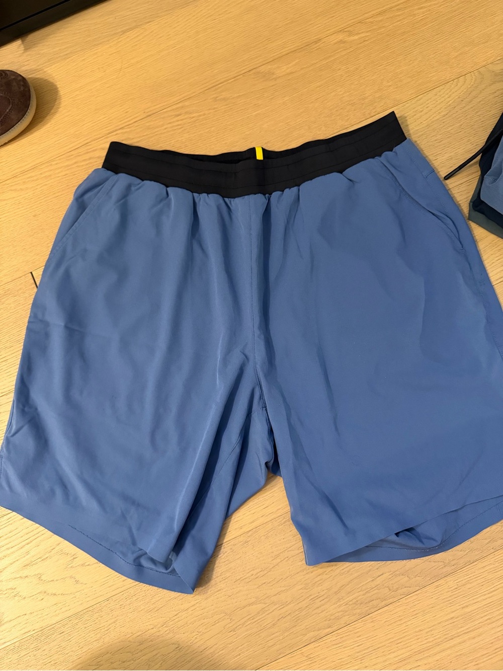 soulcycle Men's Athletic Shorts in Blue with Black Waistband